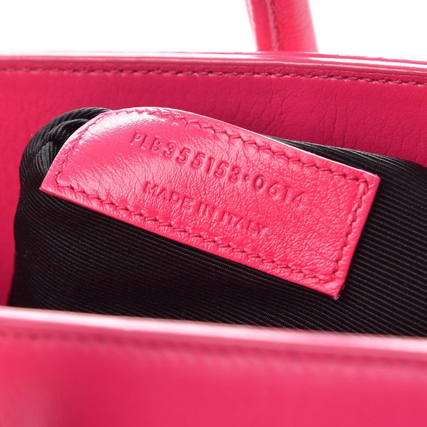Saint Laurent Calfskin Small Sac De Jour Bubblegum 7 of 10