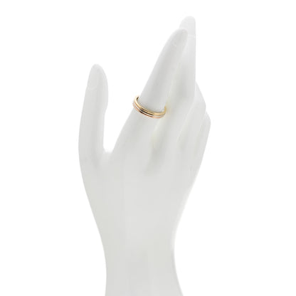 Cartier 18K Pink White Yellow Gold 3.8mm Trinity Wedding Band Ring 57 8 2 of 5