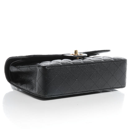 Chanel Caviar Quilted Medium Double Flap Black 4 of 8