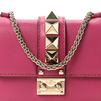 Valentino Garavani Vitello Small Glam Lock Rockstud Flap Deep Cyclamin 7 of 9