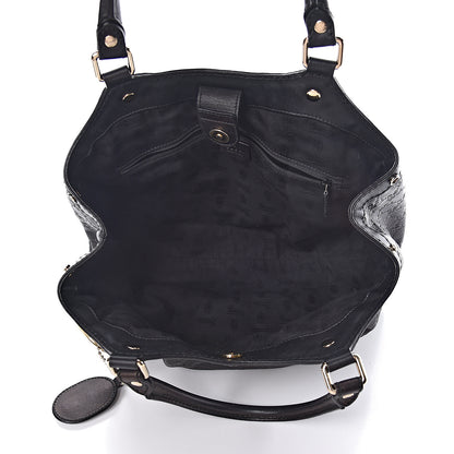 Gucci Guccissima Medium Sukey Tote Black 5 of 12