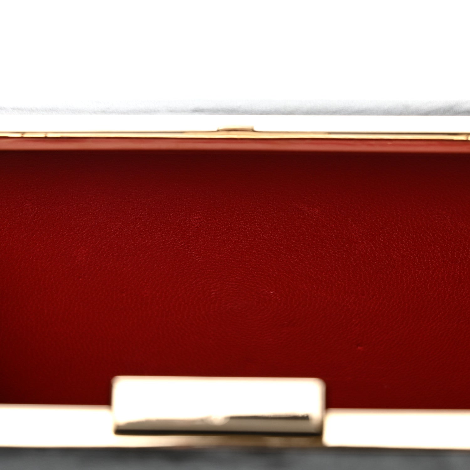 Valentino Garavani Calfskin VLTN Minaudiere Chain Clutch Black 10 of 11