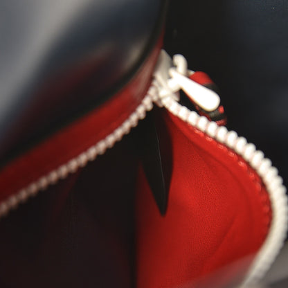 Valentino Garavani Nappa Medium Free Rockstud Spike Shoulder Bag Marine 7 of 7