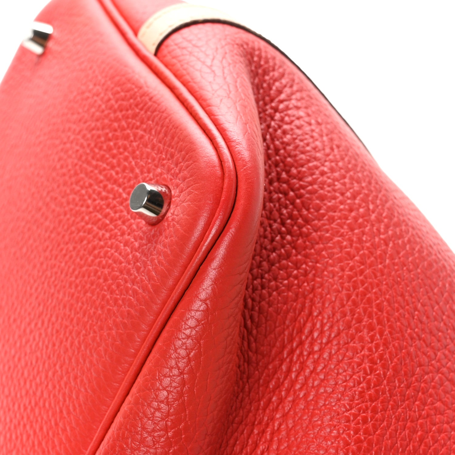 Hermes Taurillon Clemence Swift Eclat Picotin Lock 22 MM Gold Rouge Tomate Rose Eglantine 10 of 12