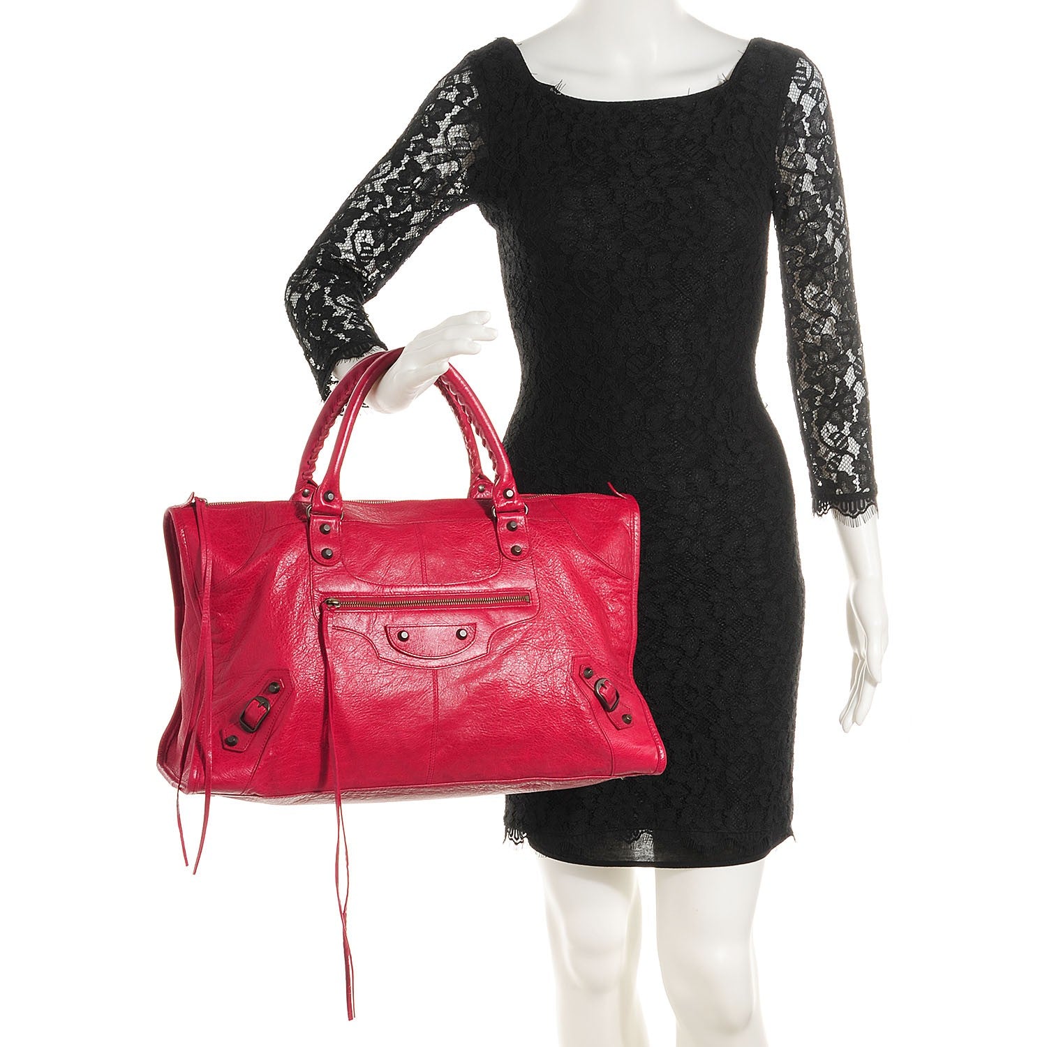 Balenciaga Agneau Classic Hardware Work Rubisse 2 of 11