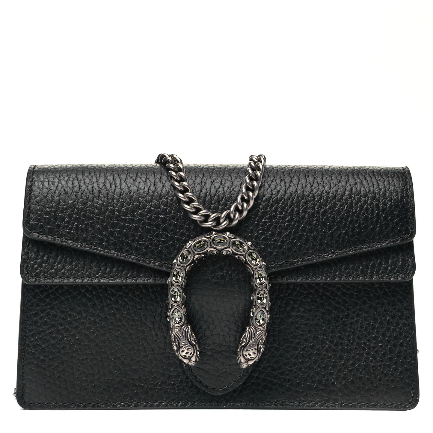 Calfskin Super Mini Dionysus Shoulder Bag Black