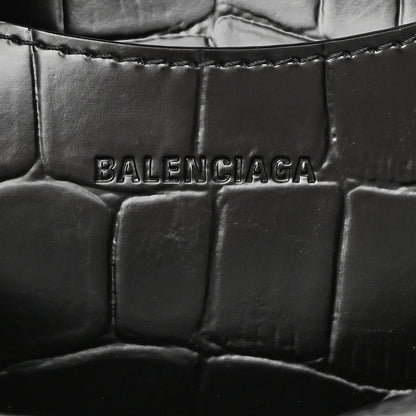 Balenciaga Semi Shiny Calfskin Crocodile Embossed Neo Classic Black Hardware S City Black 6 of 12