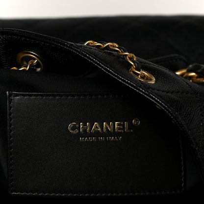 Chanel Caviar Quilted Medium Chanel 25 Handbag Black 6 of 12