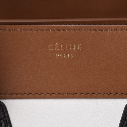 Celine Smooth Calfskin Mini Tri-Color Luggage Brown 6 of 11