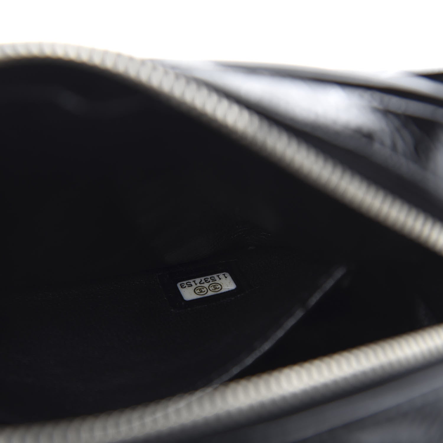 Chanel Distressed Patent Quilted Single Flap Bag Black 10 of 11