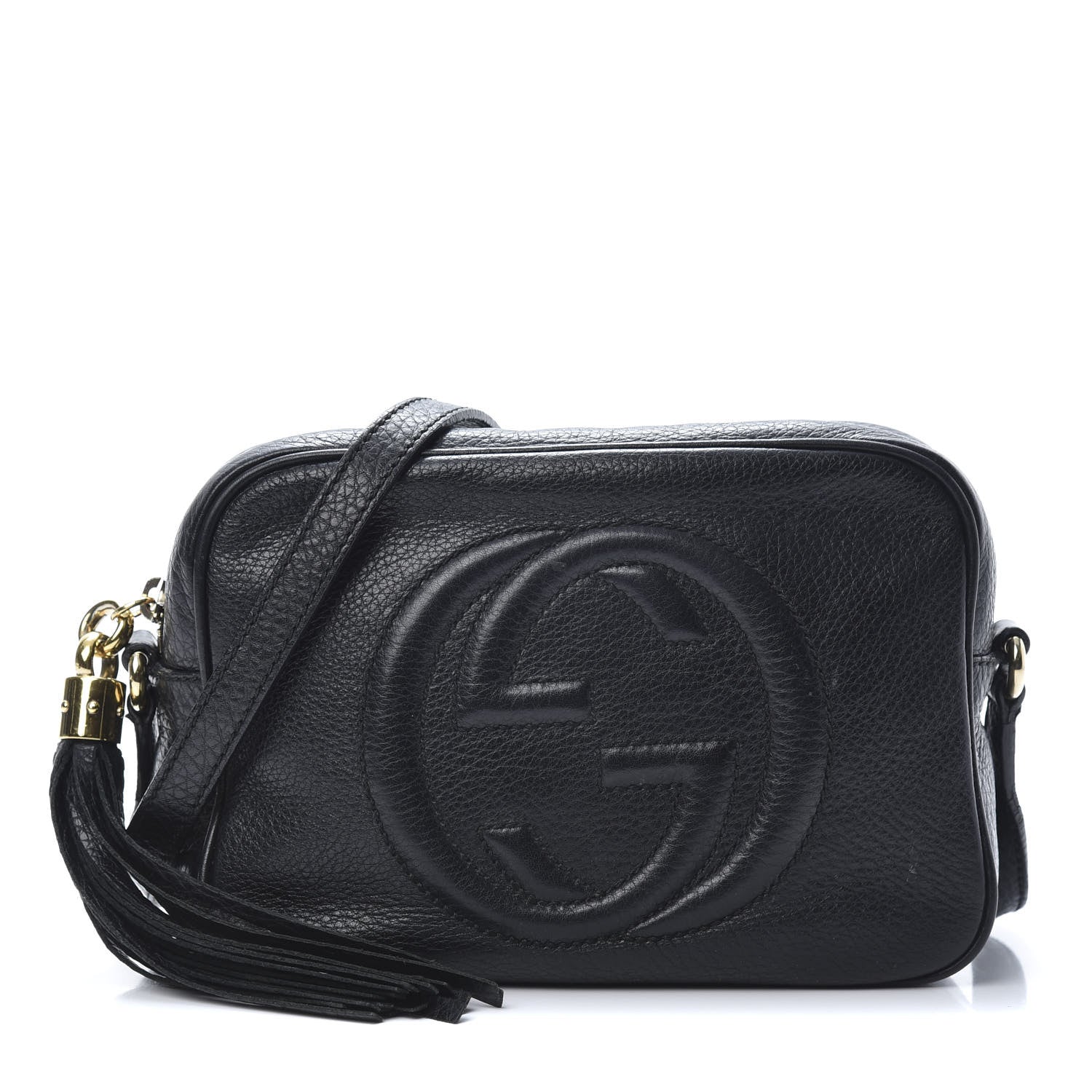 Gucci Pebbled Calfskin Small Soho Disco Bag Black 1 of 19