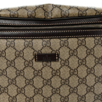 Gucci GG Supreme Monogram Belt Bag Dark Brown 8 of 10