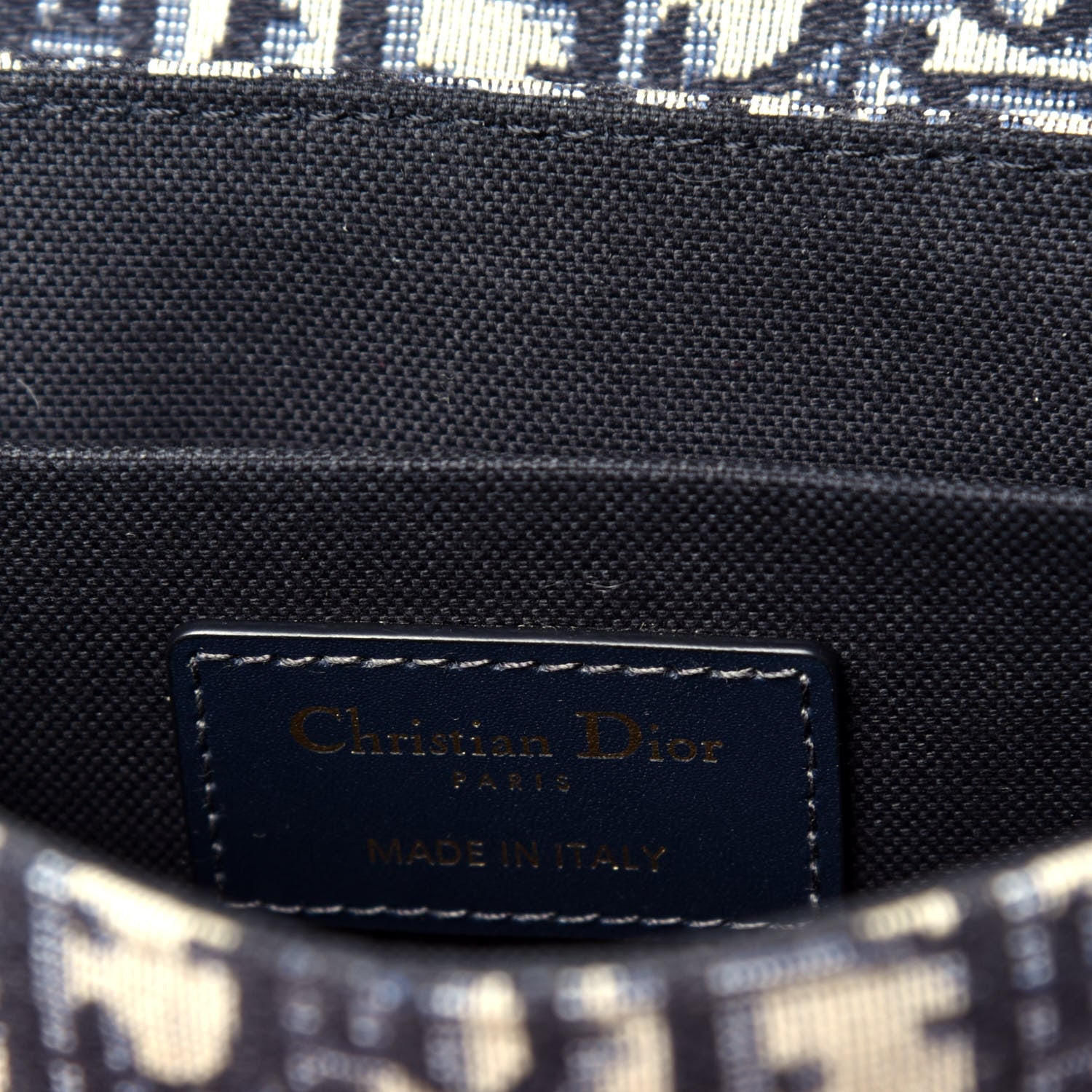 Christian Dior Oblique 30 Montaigne Box Bag Blue 6 of 9