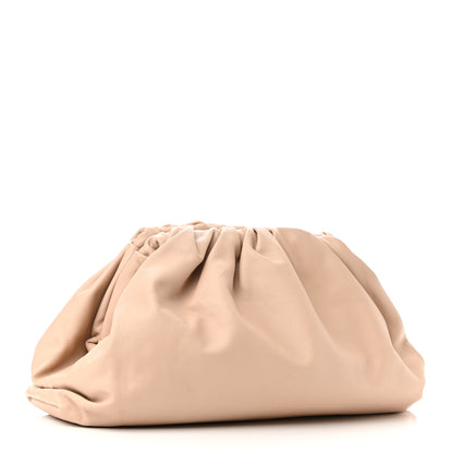 Bottega Veneta Smooth Butter Calf The Pouch Oversized Clutch Nude 3 of 10