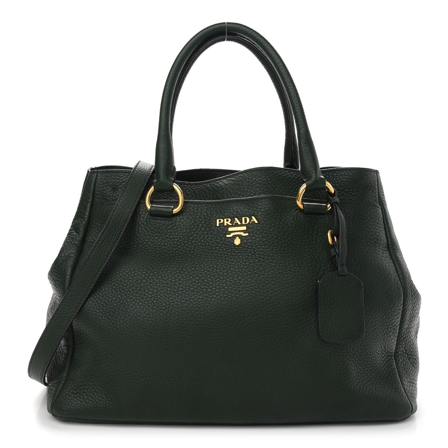 Vitello Daino Tote Green
