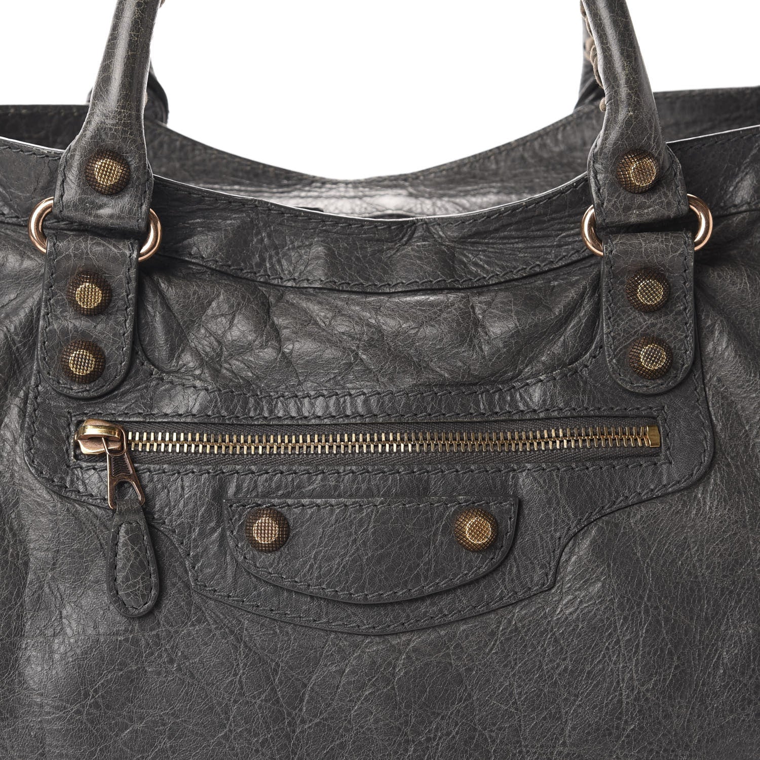 Balenciaga Agneau Giant 12 Rose Gold Hardware City Gris Tarmac 13 of 13