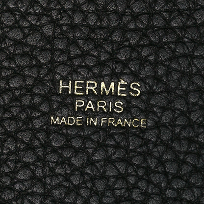 Hermes Taurillon Clemence Picotin Lock 22 MM Black 6 of 11