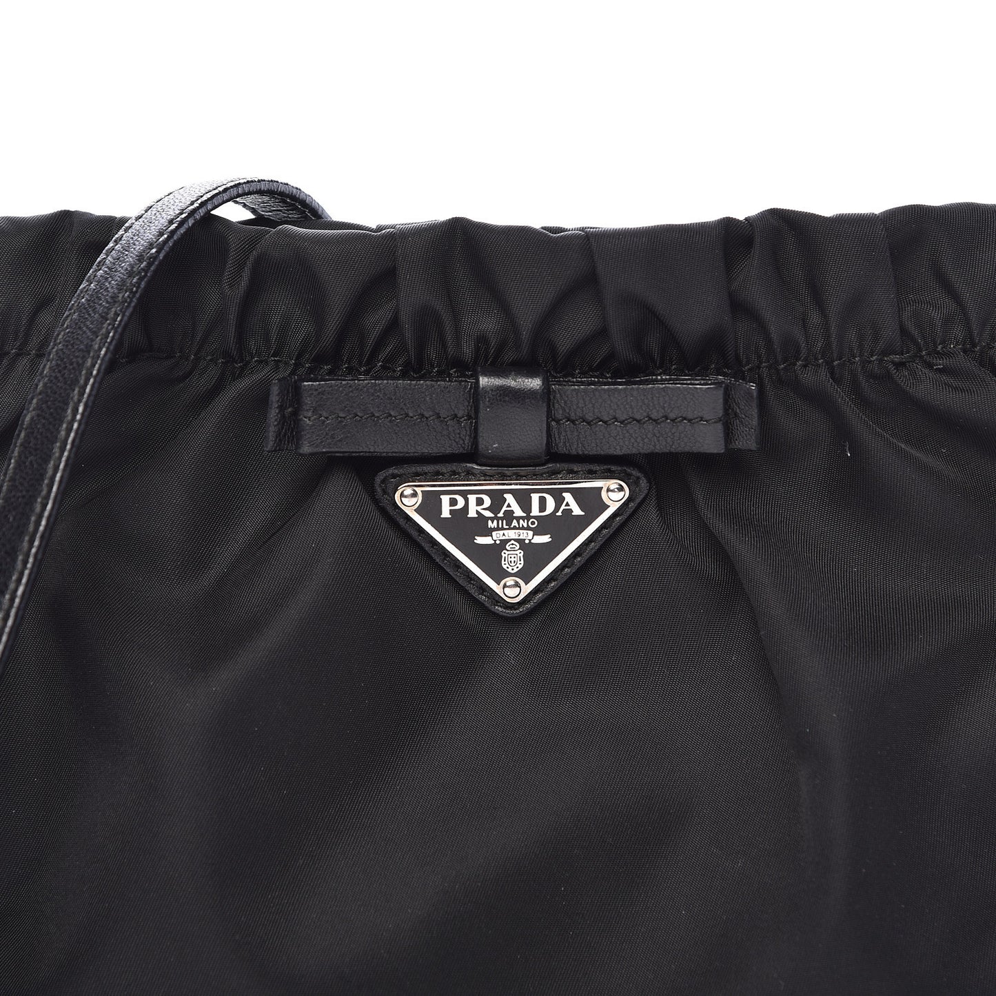 Tessuto Nylon Crossbody Bag Black