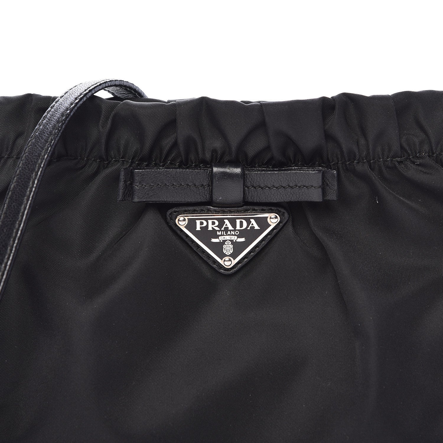 Prada Tessuto Nylon Crossbody Bag Black 7 of 12