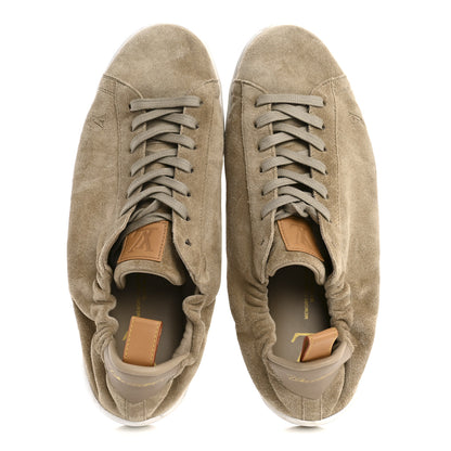 Louis Vuitton Suede Calfskin LV Soft Sneakers 9 Beige 2 of 11