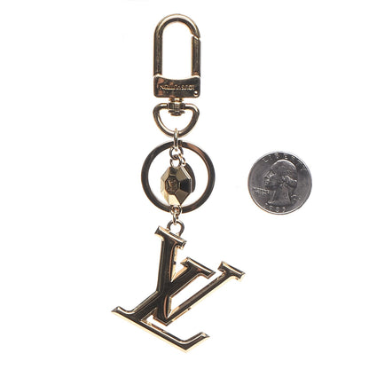 Louis Vuitton LV Facettes Bag Charm Key Holder Gold 2 of 6