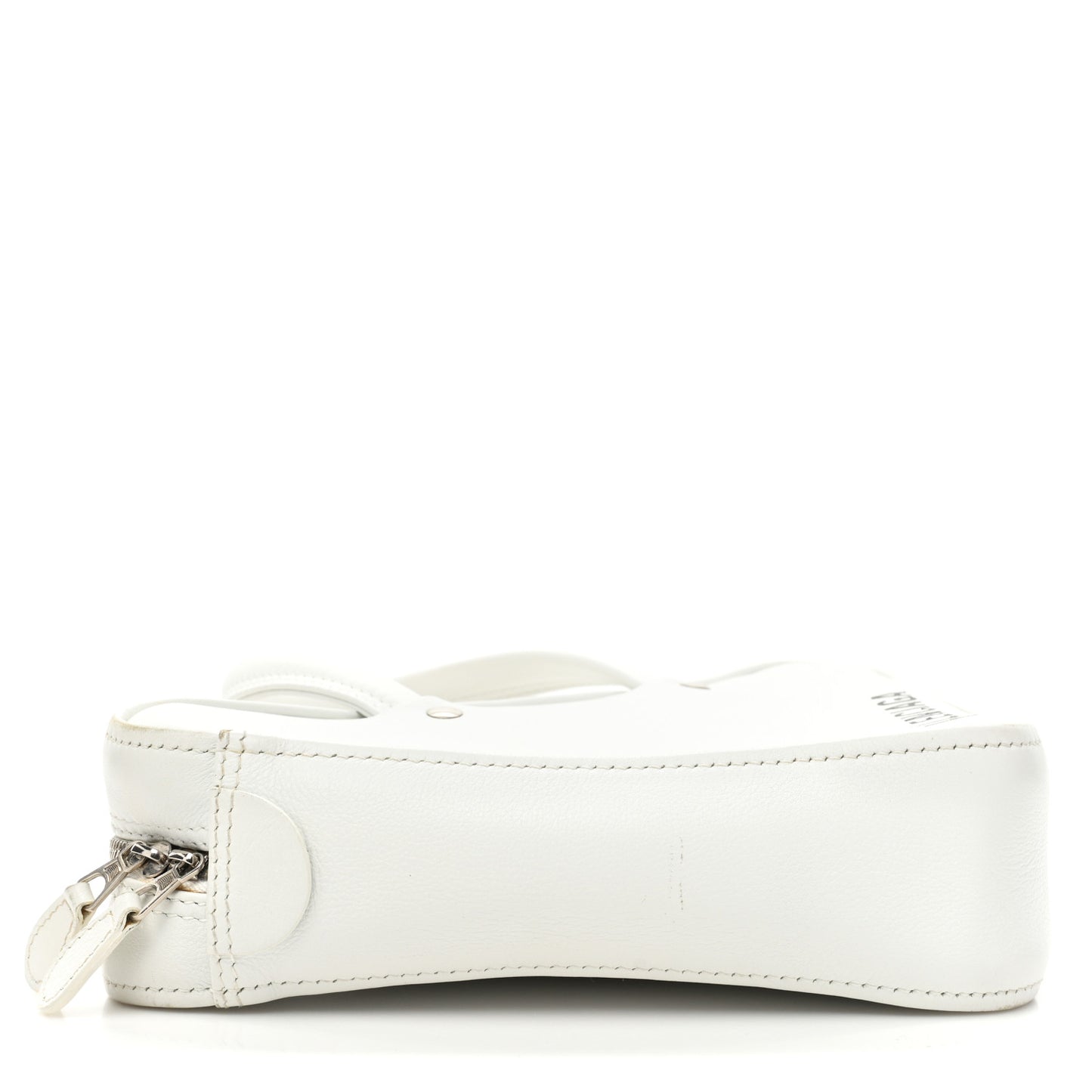 Calfskin XS Triangle Chain Duffle White