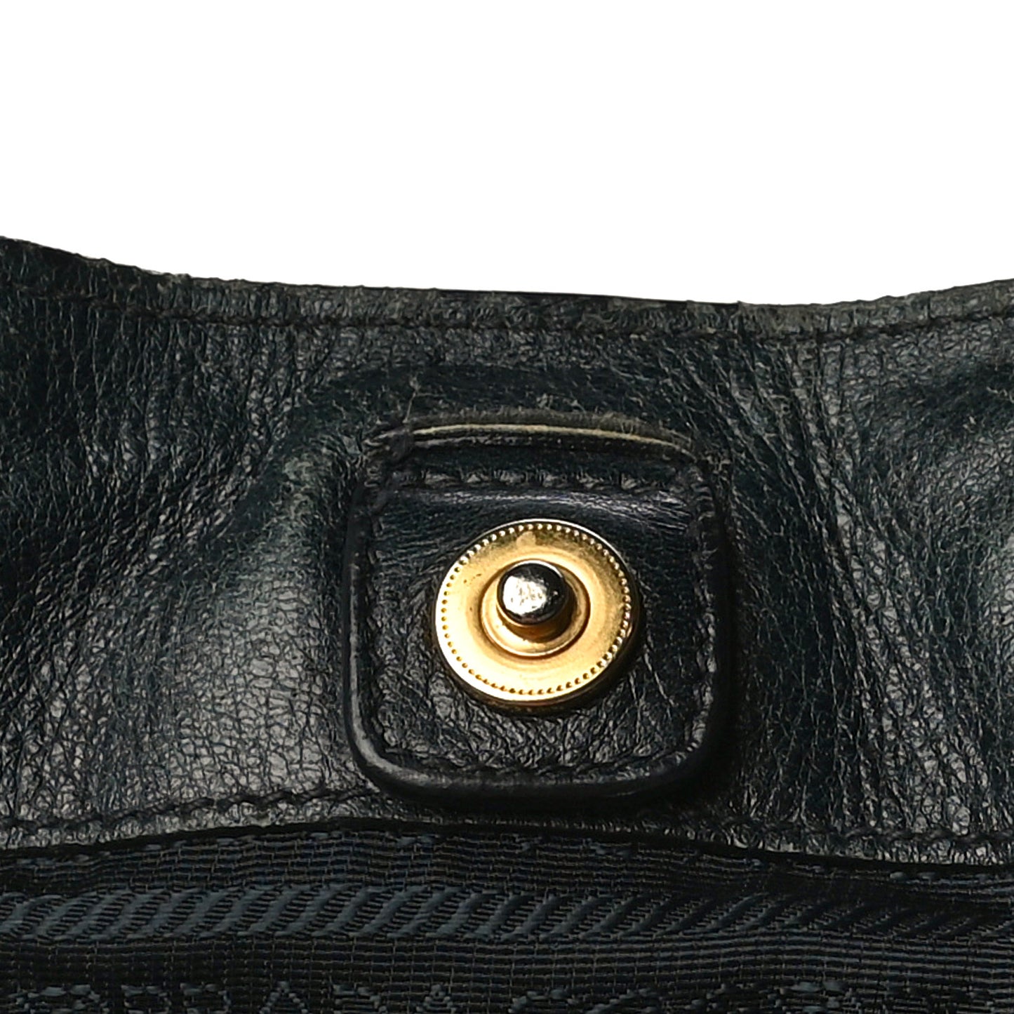 Vitello Daino Shopping Tote Blue
