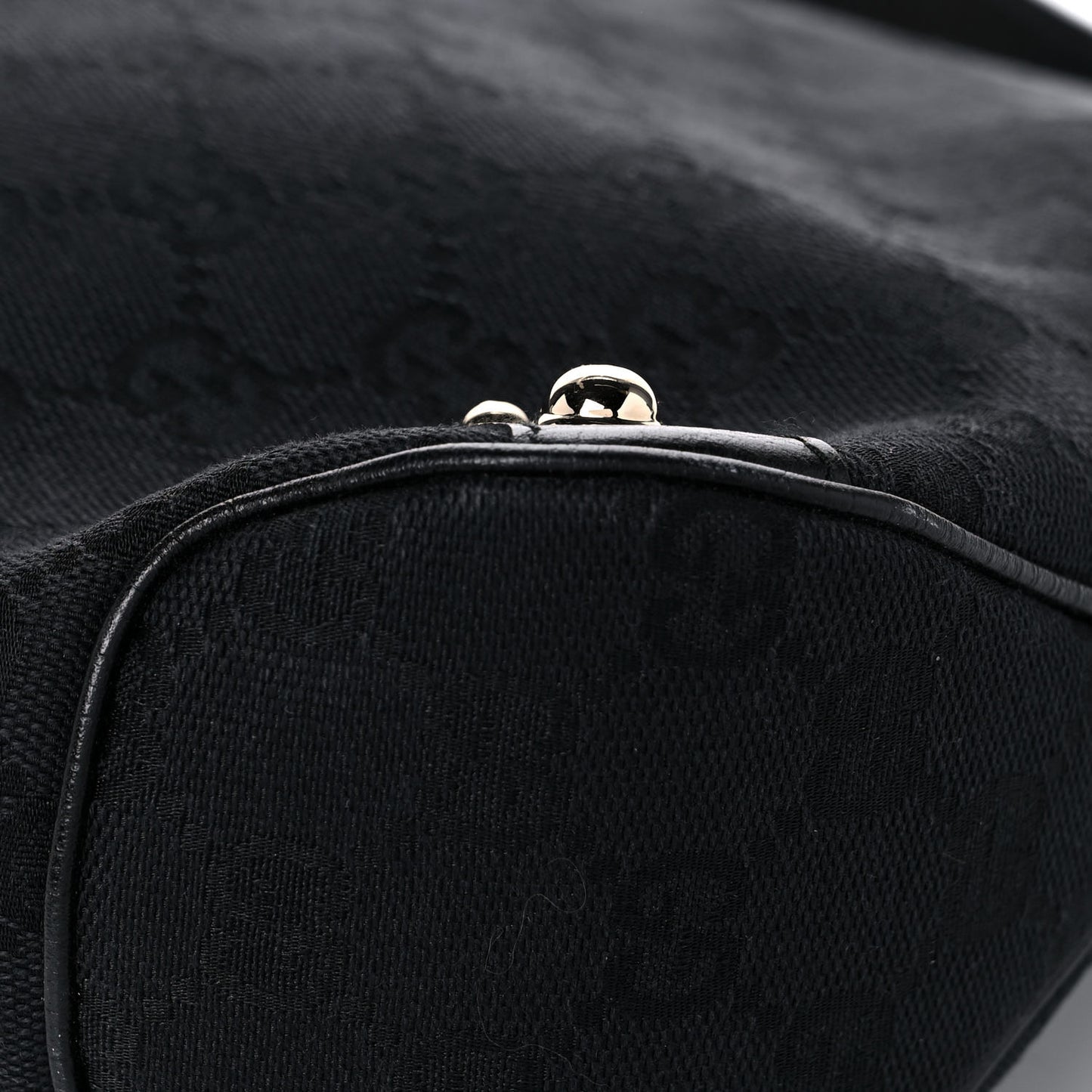 Monogram Horsebit Web Flap Bag Black Beige