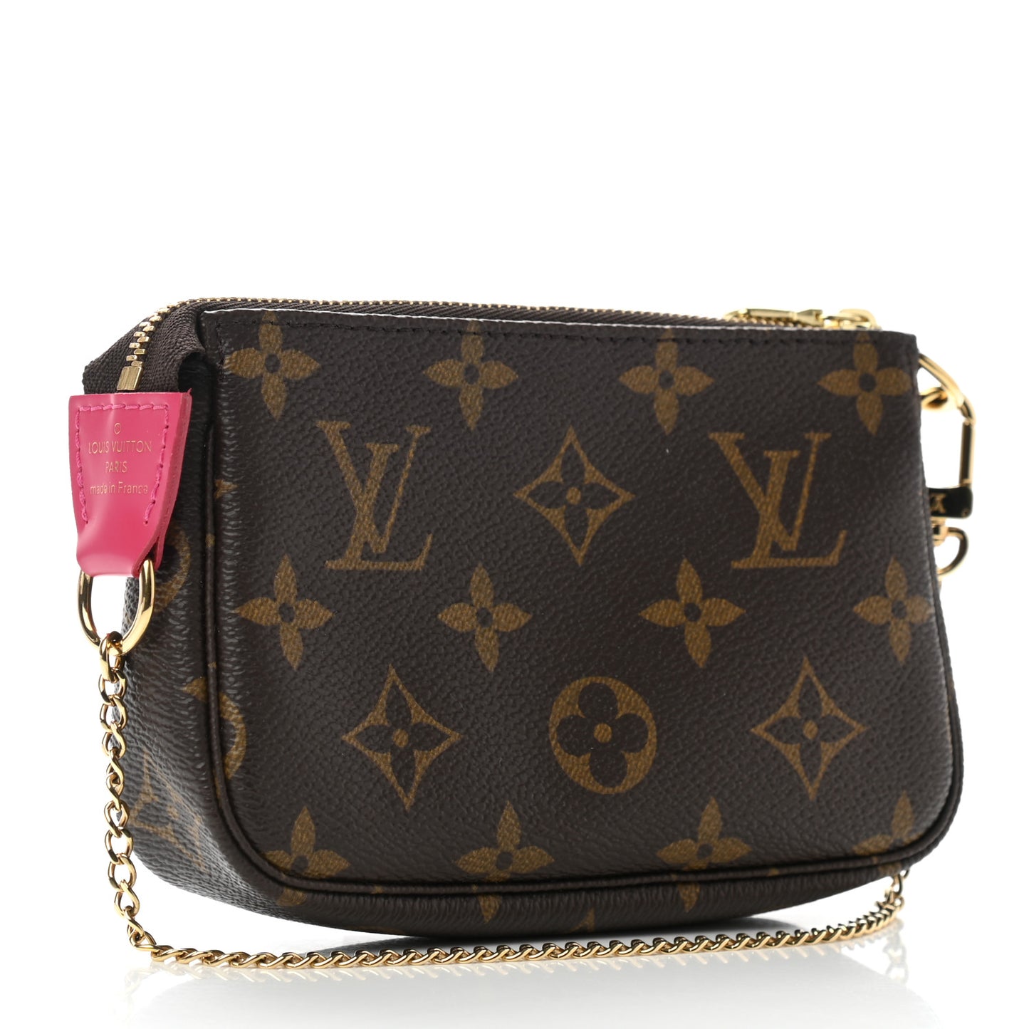 Monogram 2020 Christmas Animation Roller Coaster Mini Pochette Accessories Pivoine