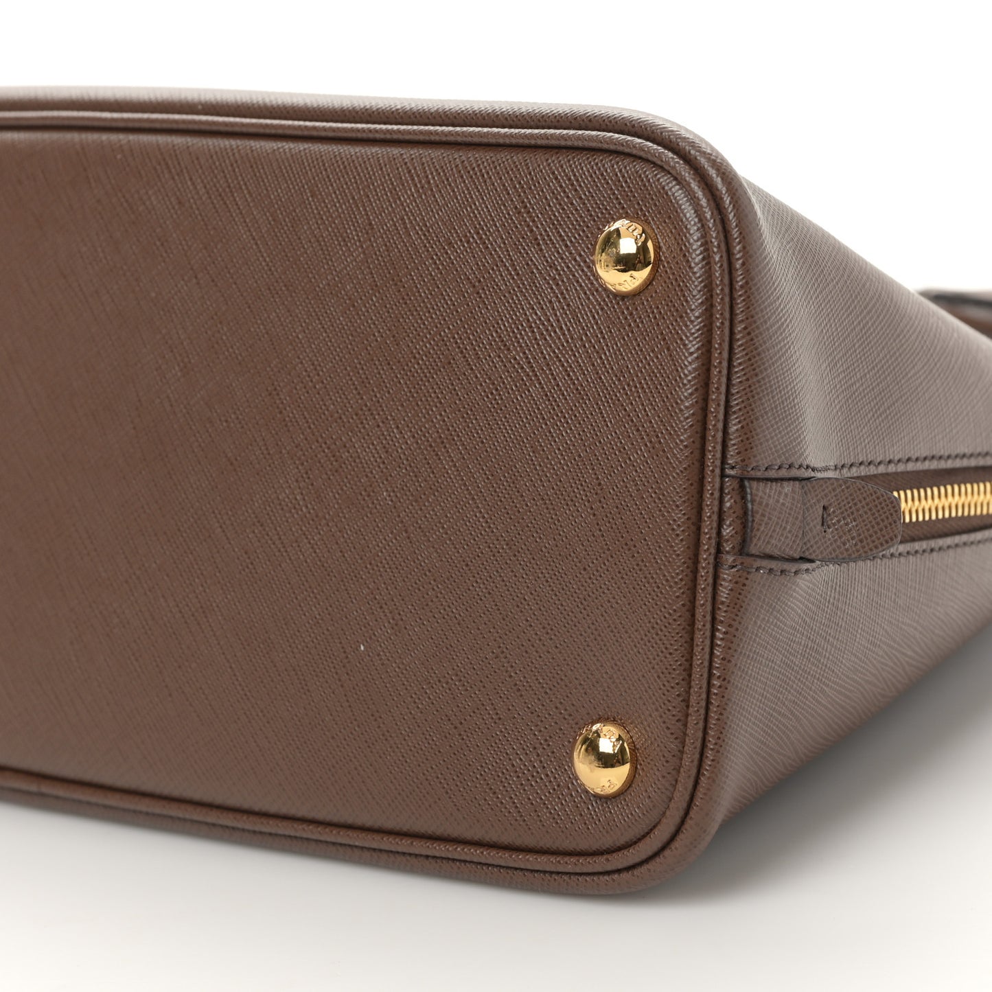 Saffiano Lux Medium Promenade Tote Cacao