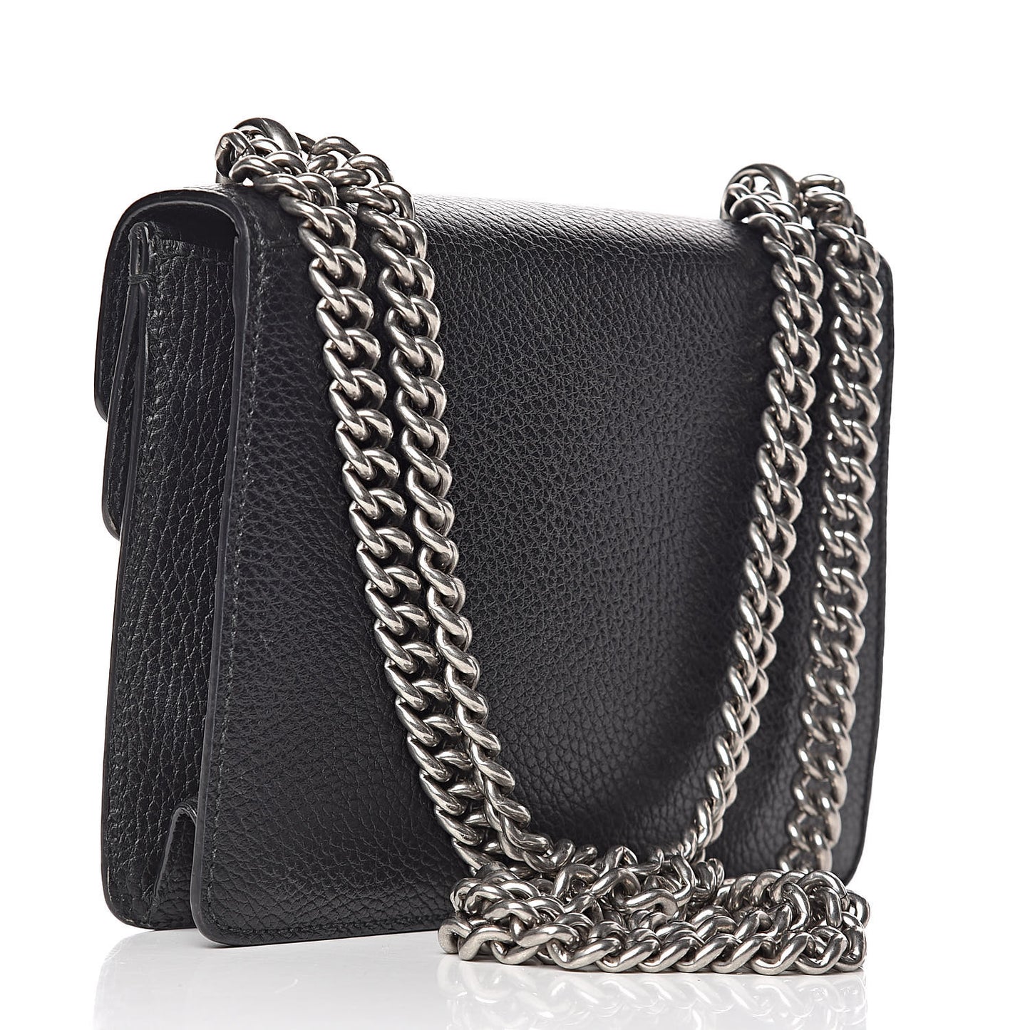 Calfskin Mini Dionysus Shoulder Bag Black