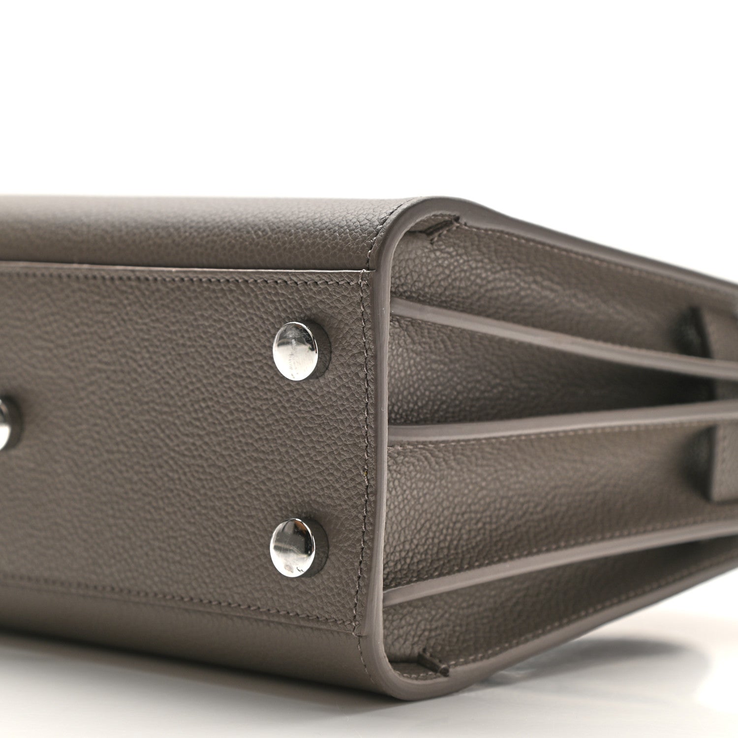 Saint Laurent Grained Calfskin Nano Sac De Jour Fog 10 of 10