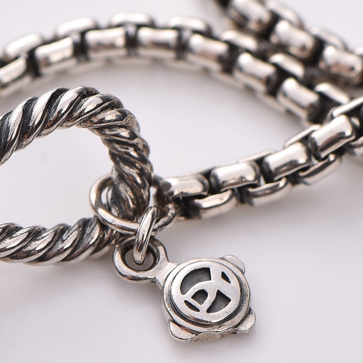 Sterling Silver Black Onyx Infinity Necklace