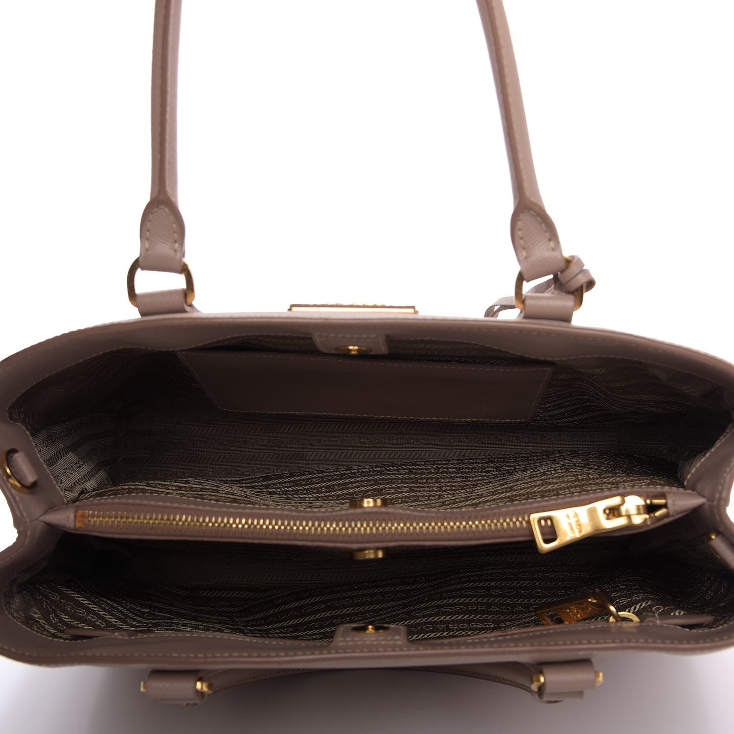 Prada Saffiano Lux Medium Tote Cammeo 5 of 11