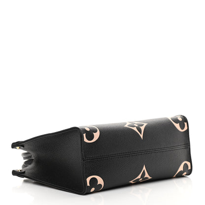 Louis Vuitton Empreinte Monogram Giant Onthego PM Black Beige 4 of 14