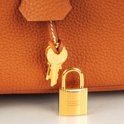 Hermes Togo Birkin 30 Gold 16 of 23
