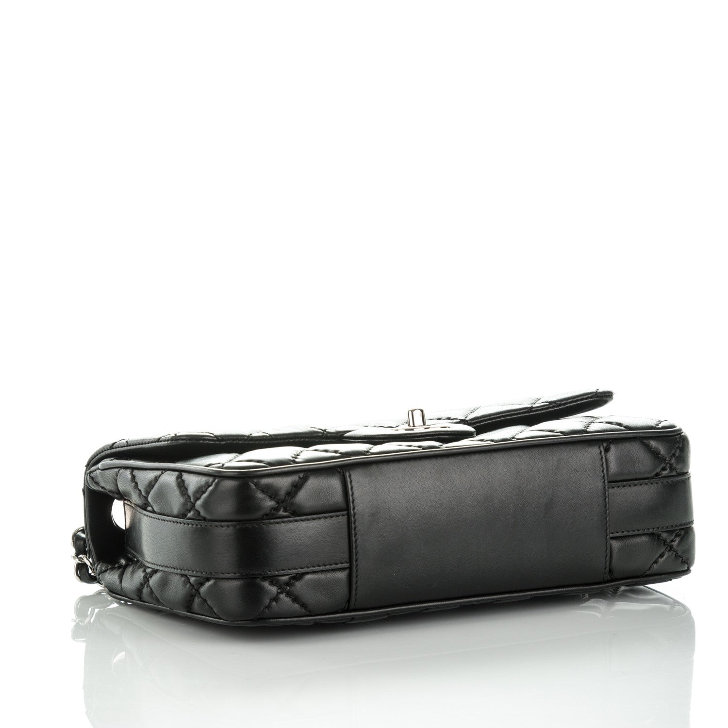 Chanel Lambskin Quilted Medium Easy Carry Flap Black 4 of 8