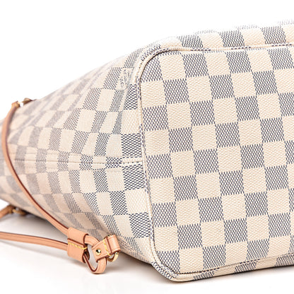Louis Vuitton Damier Azur Neo Neverfull MM Rose Ballerine 12 of 28