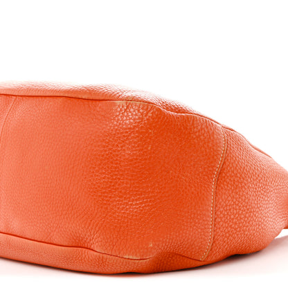 Prada Vitello Daino Hobo Papaya 10 of 17
