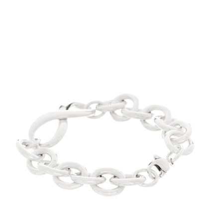 Tiffany Sterling Silver Wide Infinity Chain Bracelet 2 of 3