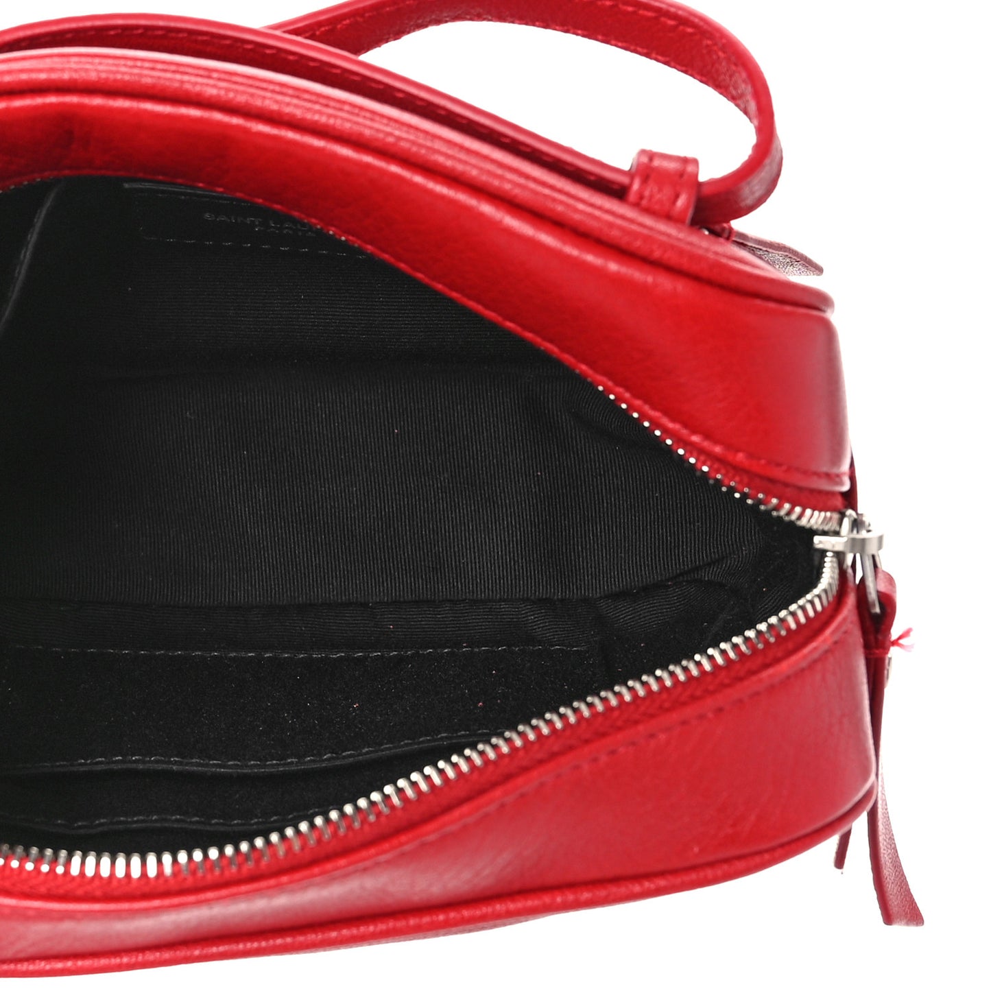 Lambskin Monogram Lou Belt Bag Red
