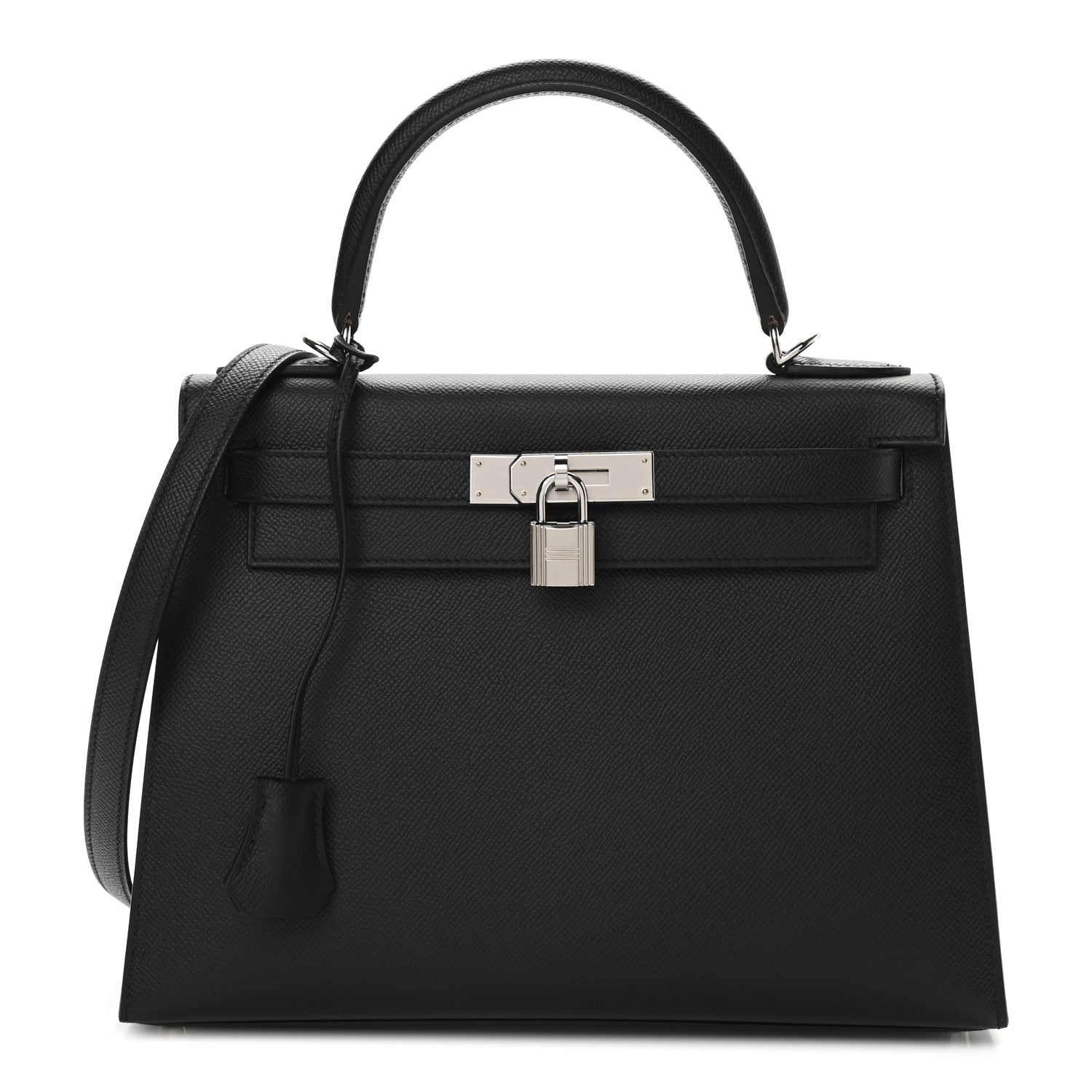 Hermes Epsom Kelly Sellier 28 Black 1 of 9