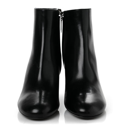 Saint Laurent Nappa Loulou Ankle Zip Boots 36 Black 2 of 7
