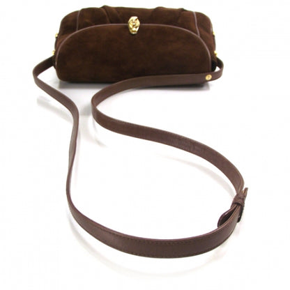 Gucci Suede Shoulder Bag Brown 5 of 8