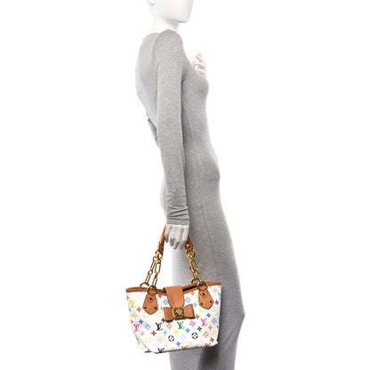 Louis Vuitton Monogram Multicolor Annie MM White 2 of 11