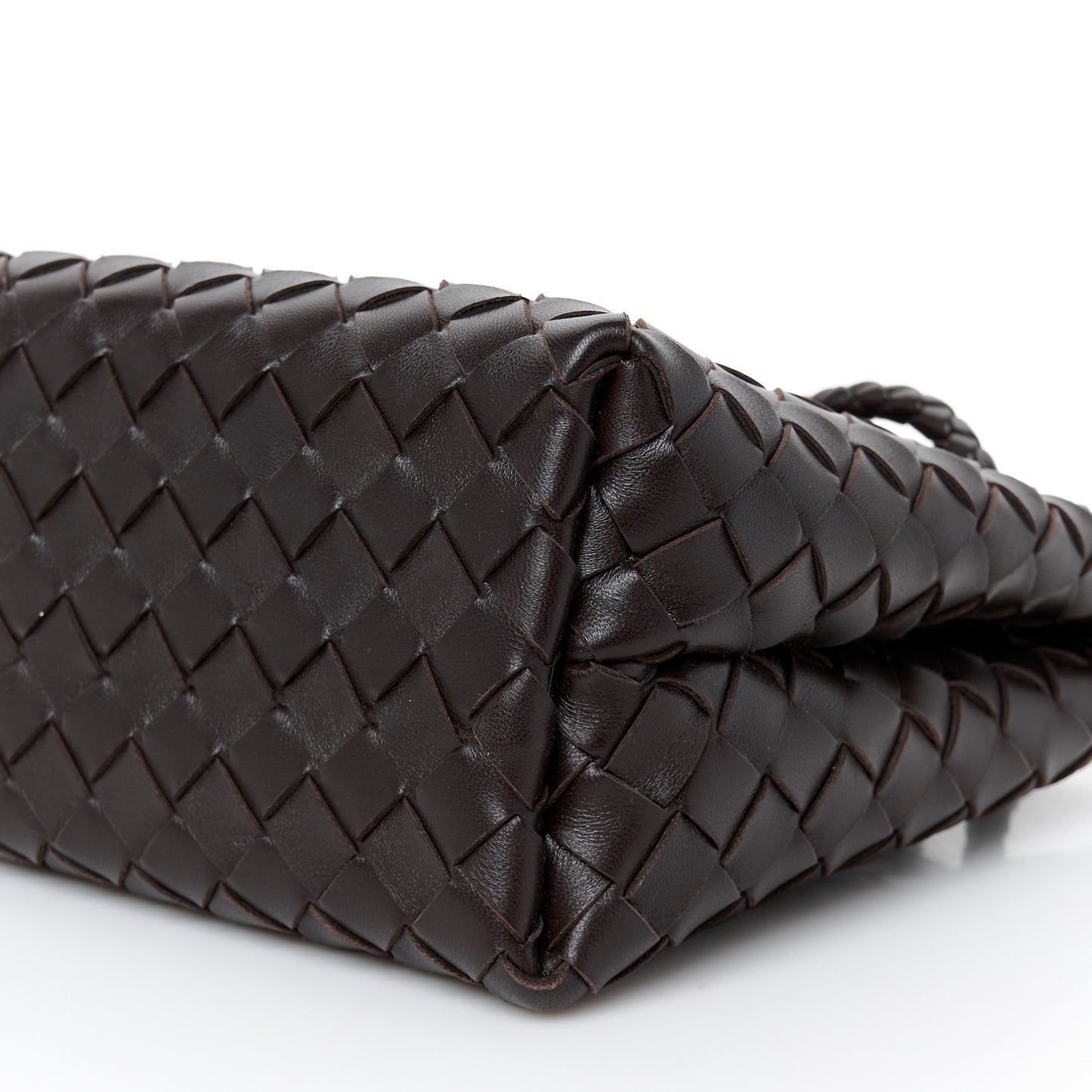 Nappa Intrecciato Small Andiamo Shoulder Bag Fondant