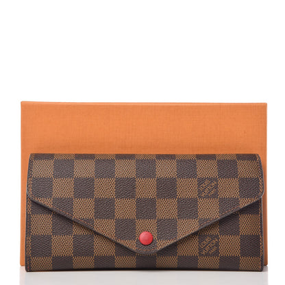 Louis Vuitton Damier Ebene Josephine Wallet Red 11 of 11