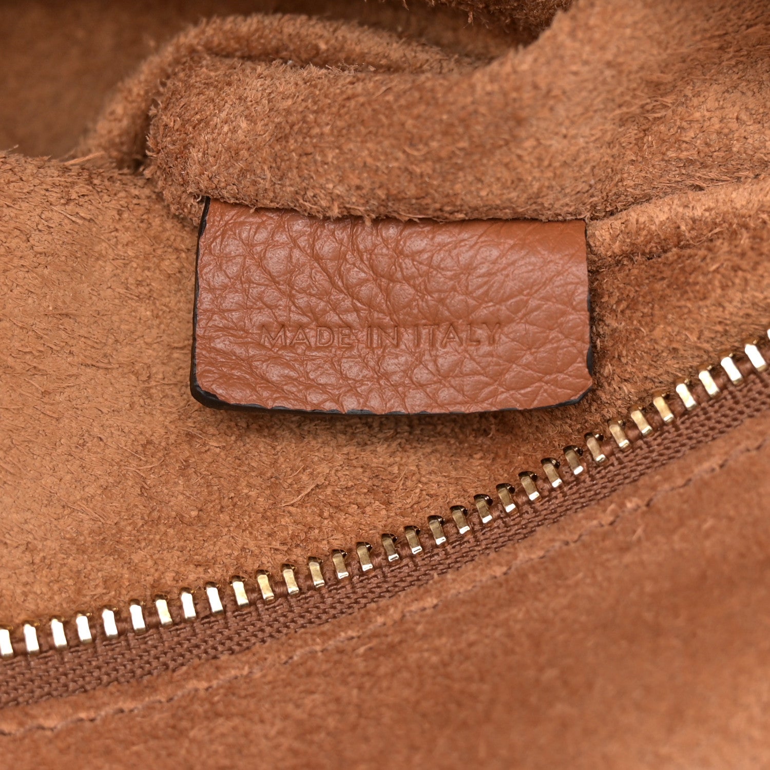 Celine Grained Calfskin Triomphe Medium Cabas Anais  Tan 7 of 11