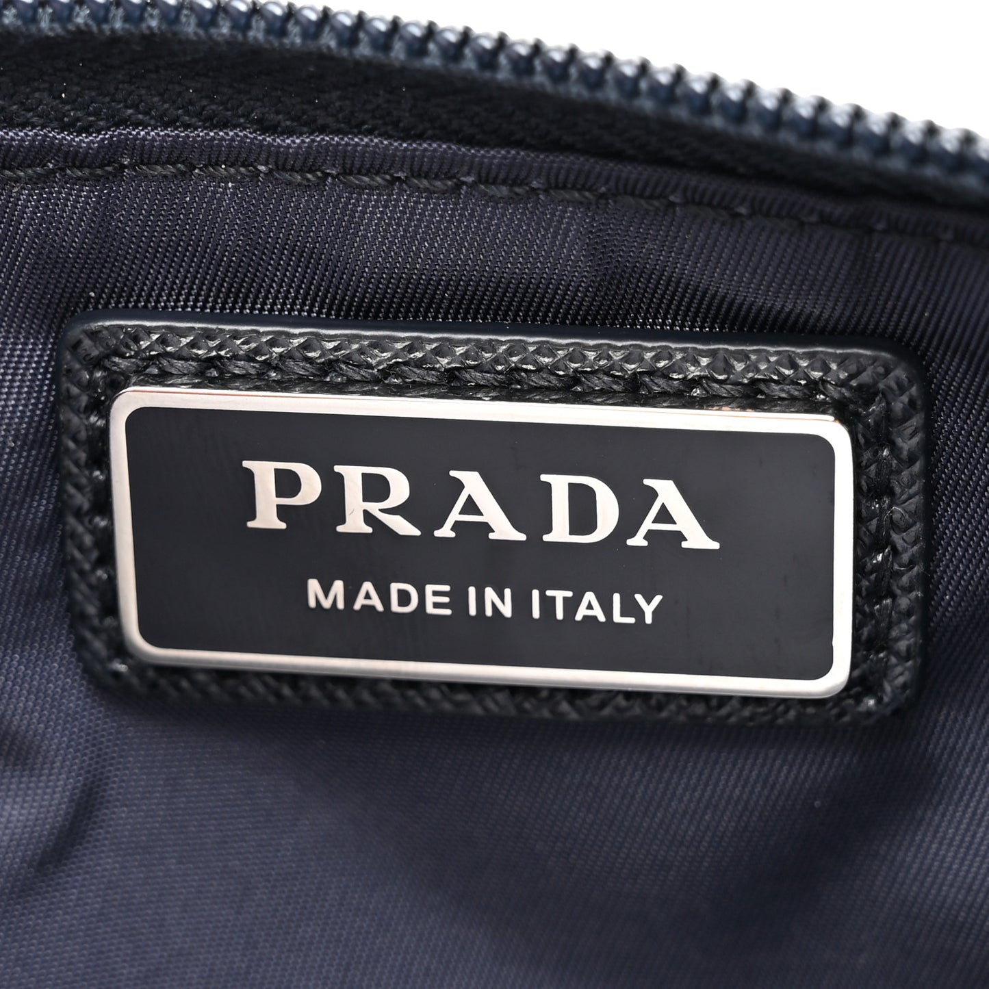 Re-Nylon Saffiano Belt Bag Navy