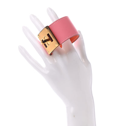 Hermes Swift Kelly Dog Bracelet T2 Rose D'Ete Orange 2 of 6